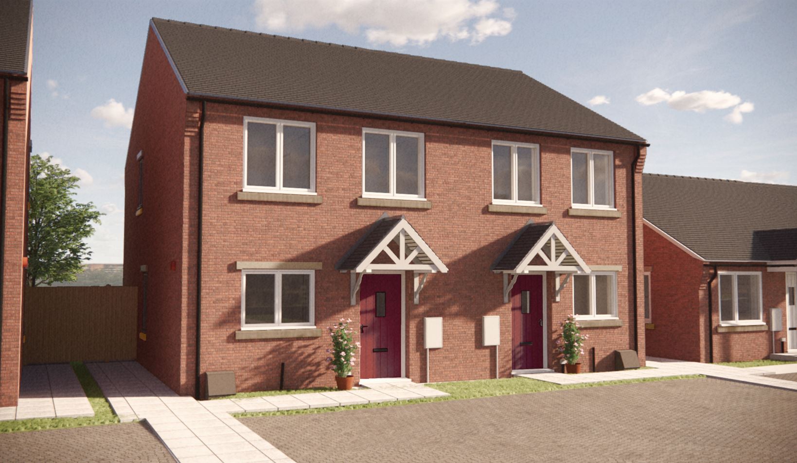 stephenson road, peterlee, the mill believe housing